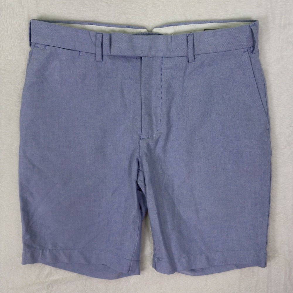 Polo Ralph Lauren‎ Shorts Mens 33 Blue Heather Chino Classic Fit Golf Preppy